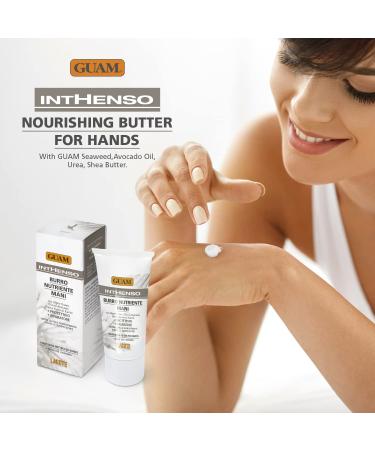 Inthenso Nourishing Hand Cream - Guam Algae Avocado Oil & Shea Butter | Moisturizing & Protective | Made in Italy - 50ml - Buy Online on SooperMarket.com