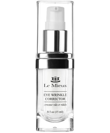 Le Mieux Eye Wrinkle Corrector Cream - Hyaluronic Acid Moisturizer for Eyes with 7 Potent Peptides & Amino Acids  Under Eye Corrector Cream (0.5 oz / 15 ml)