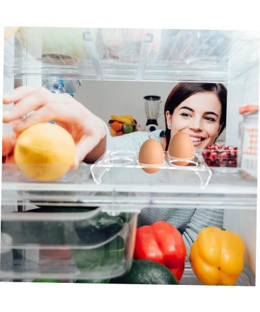 Hemoton Acrylic Egg Holder 1 Set Refrigerator Eggs Egg Carrier Egg Holder Egg Container Egg Organizer Shelf Storage Egg Carton - Buy Online on SooperMarket.com