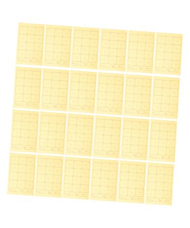 STOBOK 90 Sheets Grid Rice Paper Drawing Paper Calligraphy Art Supplies Xuan Paper Blank China