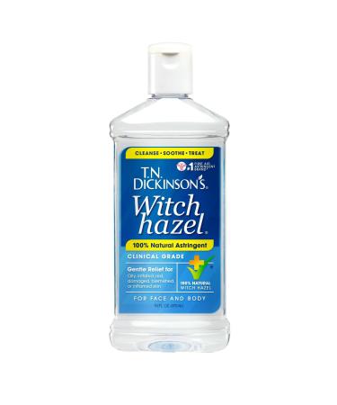 TN Dickinson's Witch Hazel Natural Astringent 16 oz by T.N. Dickinson