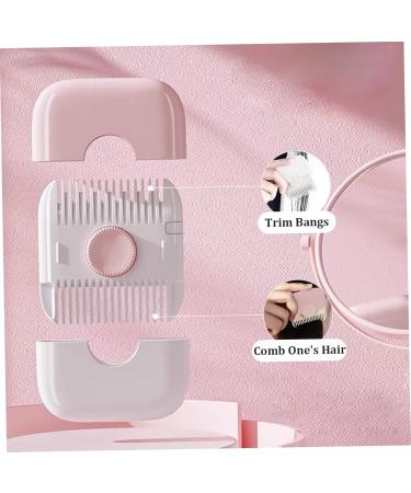 Split Ends Hair Trimmer for Women 2 in 1 Mini Portable Cute Hair Brush Detachable Dustproof Knob Adjustable Stainless Steel Slicer Hair Clipper Type 1 - Buy Online on SooperMarket.com