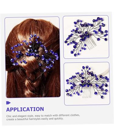PLAFOPE Bridal Wedding Comb Bridal Headpieces Bridal Side Combs Hair Combs for Women Decorative Wedding Hair Accessories Hair Combs for Women Accessories Hair Comb Clip Bride Hair Comb - Buy Online on SooperMarket.com