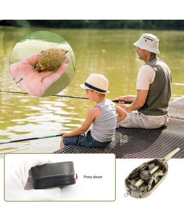 Method Feeder Set | 6-Piece Inline Fishing Feeder for Carp | 20g 30g 40g 50g 60g Accessories | Premium Fishing Gear - Buy Online on SooperMarket.com