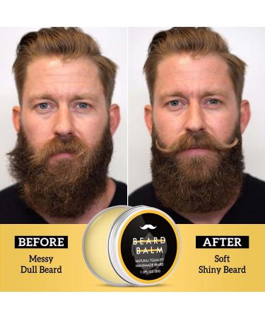 Bart Flushing for Men - Moisturizing Balm Beard & Mustache Softener | Promote Facial Hair Growth & Care - Buy Online on SooperMarket.com