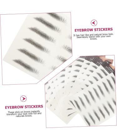 Beavorty 96 pcs eyebrow stickers stickers Artificial Eyebrow 3D Hair-Like Eyebrows Stickers Pretty - Buy Online on SooperMarket.com
