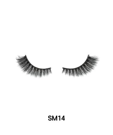 Laflare 3D SILK MINK Cat Eye False Eyelashes - Wispy, Fluffy, and Multi-layered (SM14) - Buy Online on SooperMarket.com