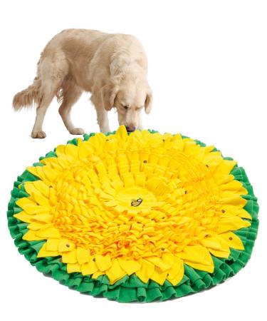 WYSWYG Snuffle Mat for Dogs Large Breed 26.4"*26.4" Dog Enrichment Toys for Puppies to Encourage Natural Foraging Skills Pet Snuffle Mat for Stress Relief and Slow Feeding