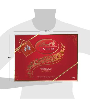 Lindt LINDOR Prestige Milk Chocolate Truffles Gift Box 250 Grams Milk 250g - Buy Online on SooperMarket.com