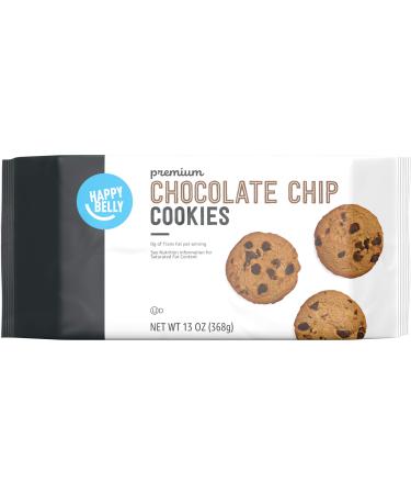 Amazon Brand - Happy Belly Premium Chocolate Chip Cookies, 13 Ounce