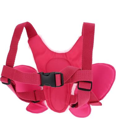 BTSKY Fluff Butterfly Baby Toddler Walking Harness with Safety Rein - Kids Anti-Lost Harness Leash Strap Belt Pink - Buy Online on SooperMarket.com