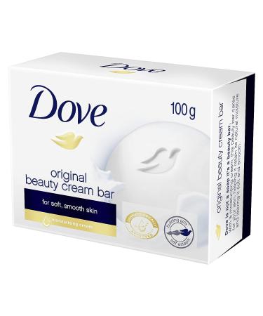 Dove White Moisturizing Cream Beauty Bar - 3.5 oz | Hydrating Gentle Cleanser - Buy Online on SooperMarket.com