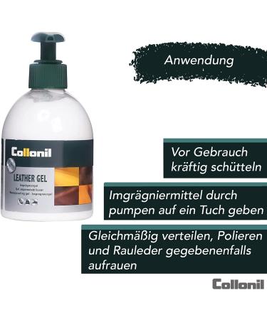 Collonil Leather Gel 7.78 Fl Oz - Leather Care for Smooth and Suede Leather - Dirt & Water-Repellent Conditioner for Furniture, Shoes, Bags & More - Buy Online on SooperMarket.com