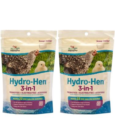 Manna Pro 2 Pack of Hydro-Hen 3-in-1 Water Supplement with Probiotics, Electrolytes, and Acidifiers for Chickens2