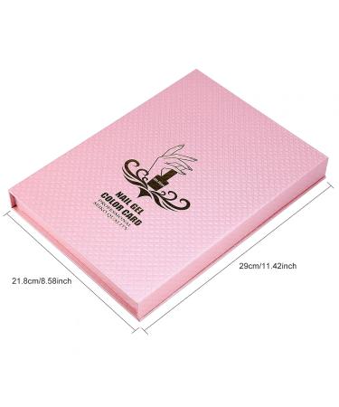 Nail Color Card Viewing Book | 216 Nail Polish Palette & Display Folder | Nail Art Accessories & Presentation Board - Buy Online on SooperMarket.com