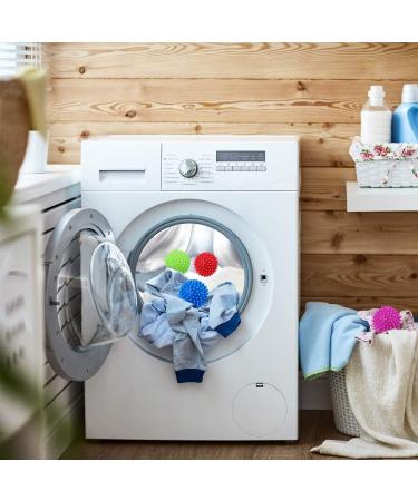 KOMUNJ 5 Pcs Laundry Tumble Dryer Balls - Reusable Plastic Balls for Speeding Drying and Reducing Creases - Buy Online on SooperMarket.com