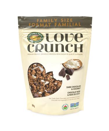 Love Crunch Organic Dark Chocolate & Coconut Granola 700 g (Pack of 6) Non-GMO Fair Trade by Nature's Path