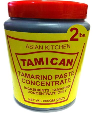 Asian Kitchen Tamarind Concentrate 32oz (908g) 2lbs (Bulk Value Pack) Gluten Friendly No Added Sugar | All Natural | Vegan | Non-GMO | No Colors | Indian Origin Tamarind Concentrate 908 g (Pack of 1)