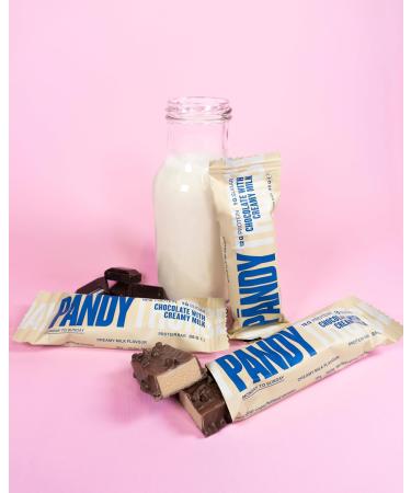 P ndy Protein Bar Creamy Milk - 12g Protein 131 Calories 18 x 35g Delicious Milk & Chocolate Taste Bars for Fitness Lovers - Buy Online on SooperMarket.com