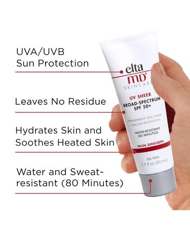 EltaMD UV Sheer SPF 50+ Face and Body Sunscreen Lotion - 1.7 Fl Oz (Pack of 1) - Buy Online on SooperMarket.com