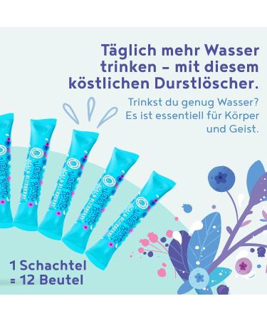 Water Booster Beverage Mix with Vitamin C | A a Blueberry Flavor | Low Calorie & Sugar | 12x2.5g Pack - Buy Online on SooperMarket.com