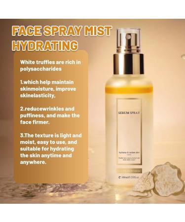 White Truffle Spray Serum Face Mist Anti Aging Moisturiser Spray Skincare Hydrating Facial Mist Moisturizing Fading Spots Skin Care And Brightening Serum Spray Face Mist Spray Hydrating. - Buy Online on SooperMarket.com