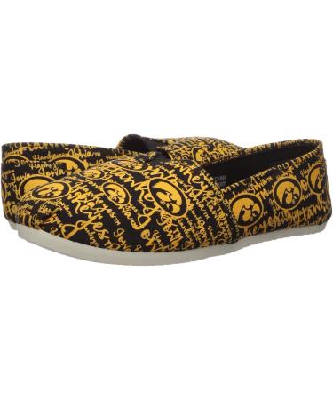 FOCO NCAA Iowa Hawkeyes Women's Canvas Slip On Shoes - Size Medium/7-8, Team Color - Buy Online on SooperMarket.com