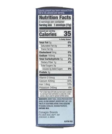 Swiss Miss Reduced Calorie Hot Cocoa Mix - 3.12oz (Pack of 3, 24 Total) - Rich Brown - 0.39oz per Packet - Buy Online on SooperMarket.com