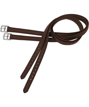Buy Solibel BUSSE Stirrup Leathers Soft-Curved Dark Brown - 130 cm Stainless Steel Fitting | International Shipping Available - Buy Online on SooperMarket.com