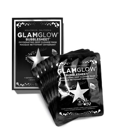GLAM GLOW - Bubblesheet Oxygenating Deep Cleanse Mask (6 Masks)