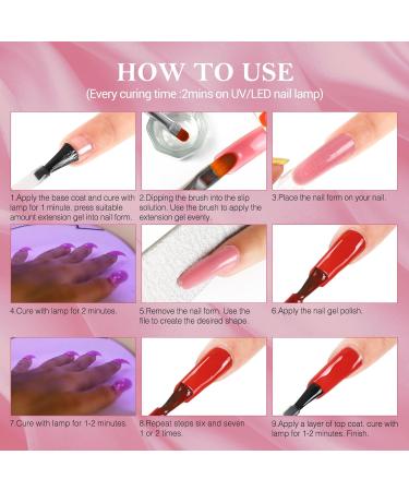 PEACECOLOR Gel Nail Kits Full Set for Beginners 15 PCS Nail Polish with 36W Lamp Kit Nail Gel Builder 10ML with Nail File Machine Basic Gel Extensions Nail Art Design Kit - Buy Online on SooperMarket.com
