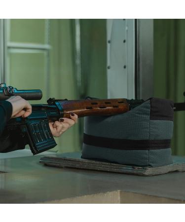 Twod Outdoor Shooting Rest Bags - Front & Rear Support SandBag Stand for Gun Rifle Shooting - Gray - Buy Online on SooperMarket.com