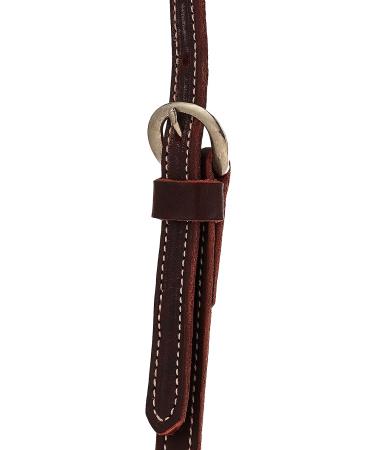 Weaver Leather Latigo Flat Sliding Ear Headstall - Burgundy, One Size - Buy Online on SooperMarket.com