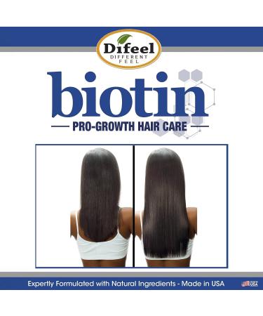 Difeel Biotin Hair Growth Set - Pro-Growth Root Stimulator & Premium Hair Oil 2.5 oz - 2-Piece Gift Set for Hair Growth - Buy Online on SooperMarket.com