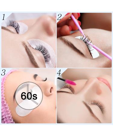 20ml Eyelash Extension Remover Gel Set | Quick Dissolve in 60s | No Irritation Formula with Brushes | Fragrance-Free - Buy Online on SooperMarket.com