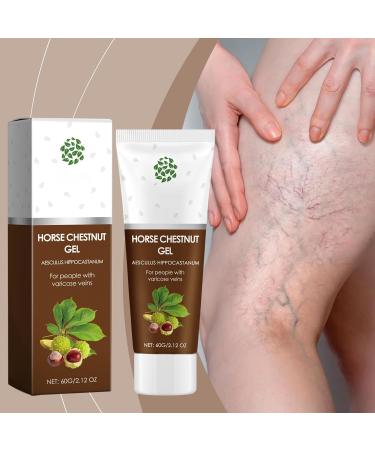 Buy Horse Chestnut Gel for Varicose Veins - Soothing Leg Cream for Circulation & Spider Vein Relief - Buy Online on SooperMarket.com