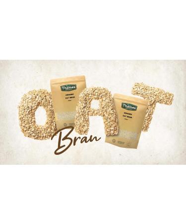 Thames Organic Oat Bran - GMO-Free Vegan Cooking & Baking Ingredient - 500g 1 Count - Buy Online on SooperMarket.com