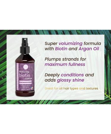 Arganatural Biotin Leave In Conditioner & Detangler | 8 fl oz Spray Bottle - Buy Online on SooperMarket.com