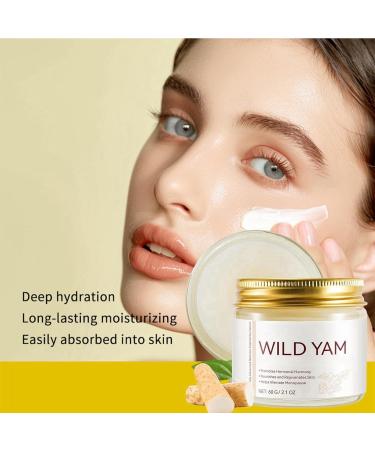 Wild Yam Cream Wild Yam Root Cream Wild Yam Cream Organic for Balance Organic Balancing Yam Cream for Women Body Cream Skin Moisturizer Hydrating & Anti Aging Face Cream for All Skin Types - Buy Online on SooperMarket.com