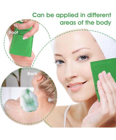 Gjinxi 5-Piece Korean Peeling Gloves - Exfoliating Medium Green Gloves for Deep Clean and Dead Skin Removal - Buy Online on SooperMarket.com