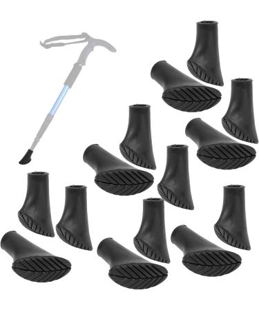 Socobeta Walking Stick Tips Rubber 9mm Pole Tips 18x8x3 Universal 15PCS Pole Tip Protectors Walking Stick Feet Cover Nonslip Pad Alpenstocks Accessory - Buy Online on SooperMarket.com