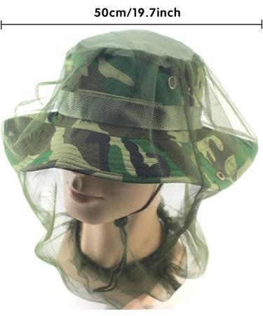6Pack Mosquito Repellent Head Net Mesh Protective Face Cover Face Mesh Face Cover for Outdoor Lovers Protect from Mosquito Insect Bug Bee Gnats - Buy Online on SooperMarket.com