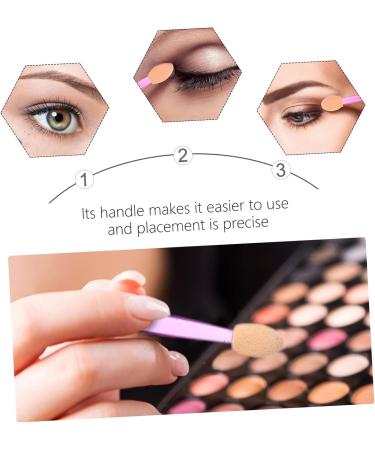 CANIGHT 80pcs Eye Shadow Sponge Eyeshadow Sponge Brush Plastic Makeup Brush Non Latex - Buy Online on SooperMarket.com