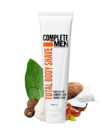 Sensitive Skin Shaving Cream Face and Body Shaving Cream Comfy Body Glide Irritation Free Shave Protect from Razor Burn Everyday Shave Cream for Men