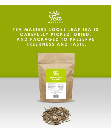 The Tea Masters Loose Leaf Tea - Lemongrass & Ginger (1x200g) - Buy Online on SooperMarket.com