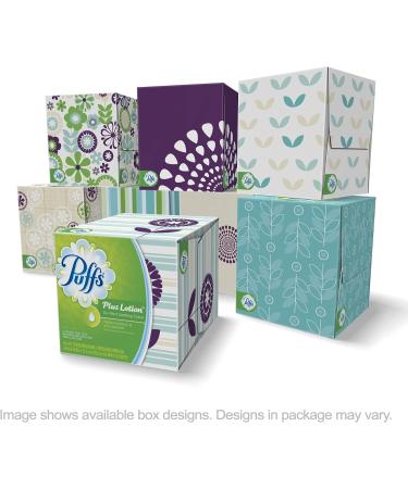 Puffs Plus Lotion Facial Tissues  8 Cube Boxes (56 Tissues per Box) 1 - Buy Online on SooperMarket.com