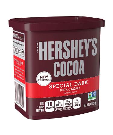 HERSHEY'S SPECIAL DARK Cocoa, 8 Oz (Pack of 4)