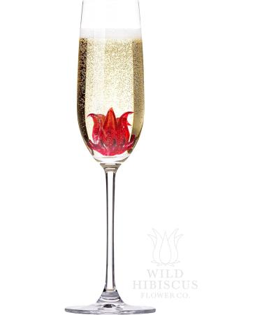 Wild Hibiscus Flowers in Syrup 250g - Exotic Edible Flowers for Cocktails and Desserts - Buy Online on SooperMarket.com