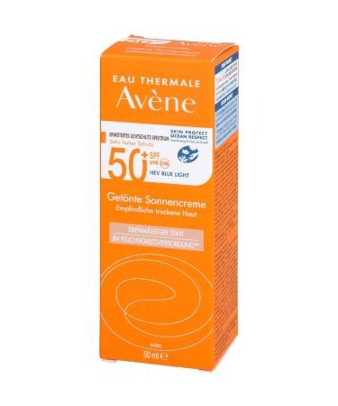 Avene Tinted Sunscreen SPF 50 - 50ml | Broad Spectrum UV Protection | International Shipping - Buy Online on SooperMarket.com