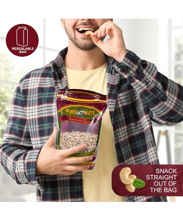 Premium Quality Kosher Raw Whole Cashews - 3 lbs | We Got Nuts | Oil-Free | Healthy Gourmet Snack - Buy Online on SooperMarket.com
